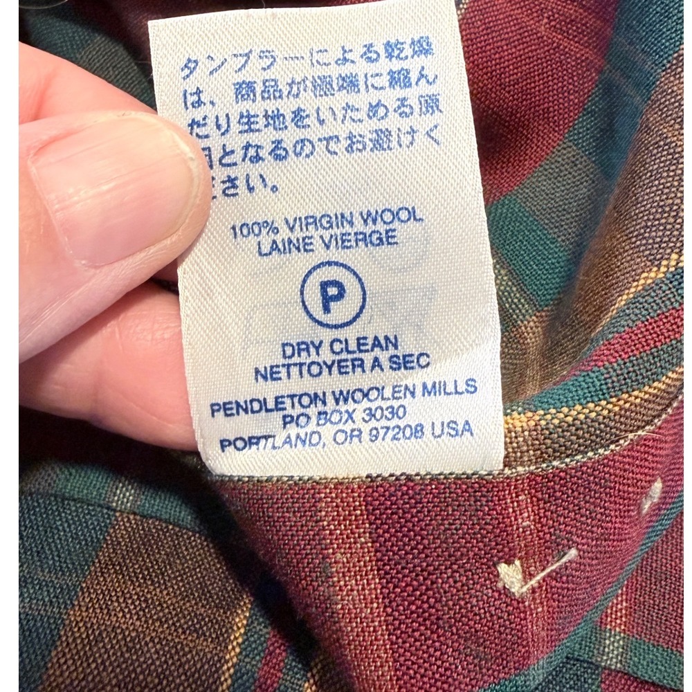 Pendleton Sir Pendleton Plaid Button Down Shirt 1… - image 5